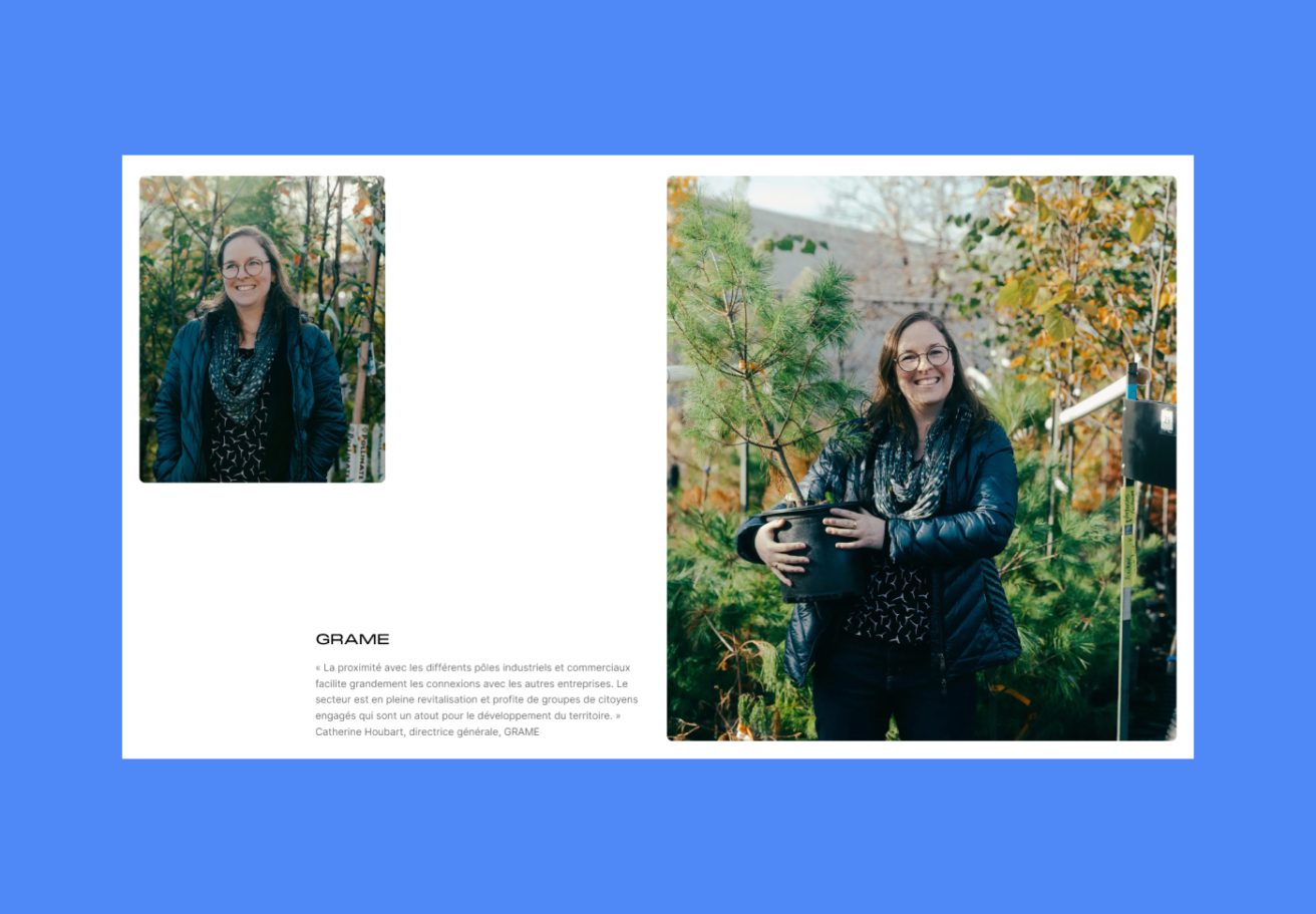 Module web de témoignages des acteurs du Canal Lachine 4.0