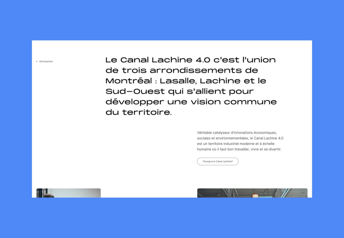 Lachine - Module introduction