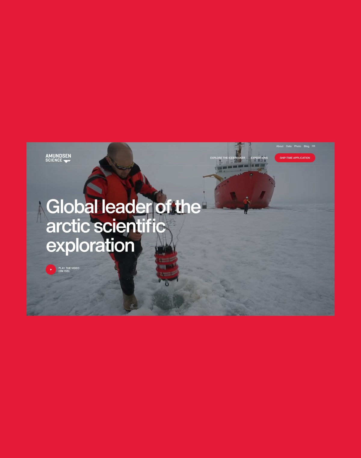 Image à la une pour le projet Amundsen Science