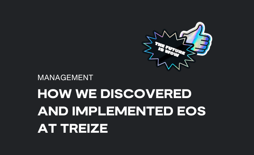 How We Discovered and Implemented EOS at TREIZE (1/5)