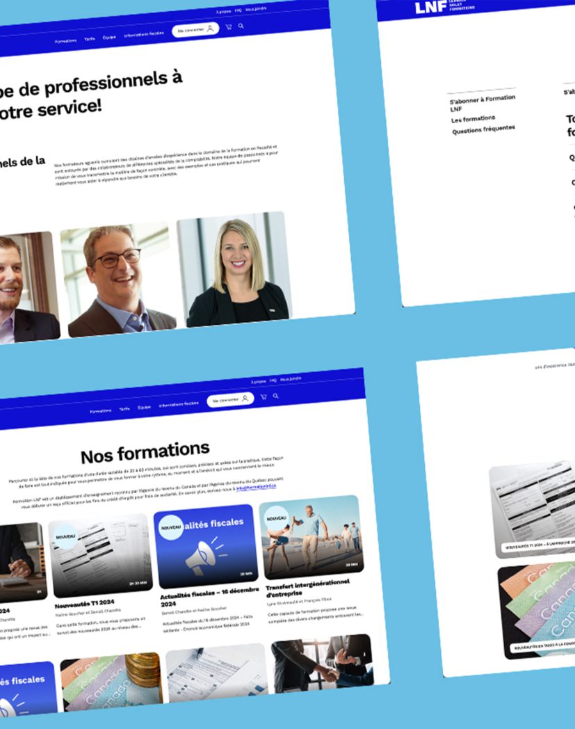 Image à la une pour le projet Formation Lemieux Nolet